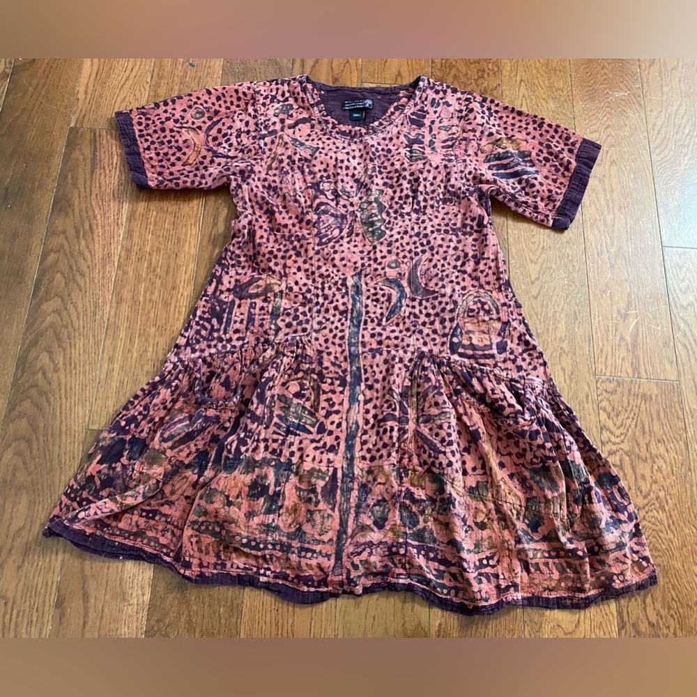 Nnamdi Ibenagu Spirit of Courage Short Sleeve Dress